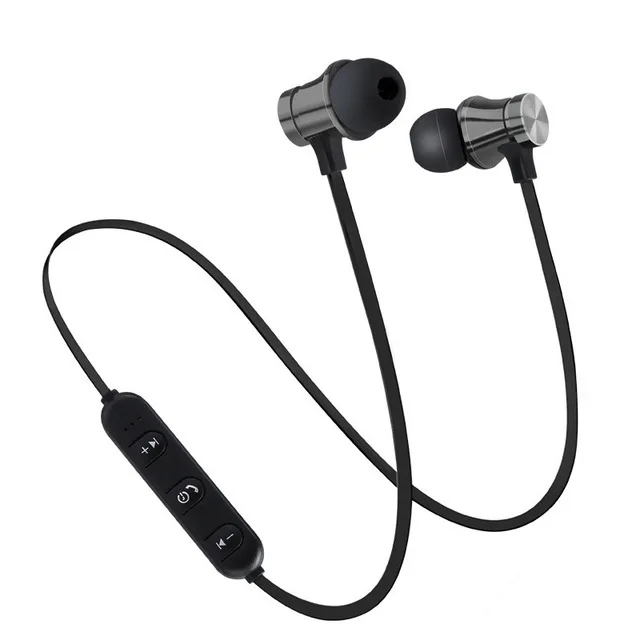 TWS магнитные беспроводные наушники, Bluetooth наушники, водонепроницаемые спортивные наушники, игровая гарнитура, наушники для Xiaomi iPhone - Цвет: Black
