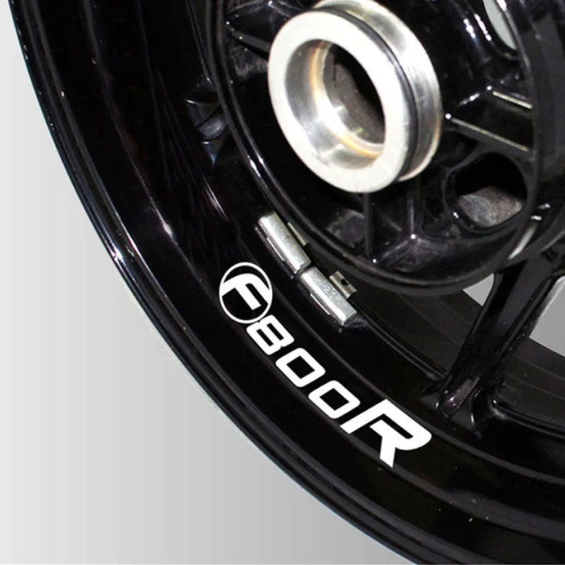

Motorcycle wheel Reflective sticker 8 X inner rim For BMW f800r F 800R Decorative patch Hub Tire stripe decals
