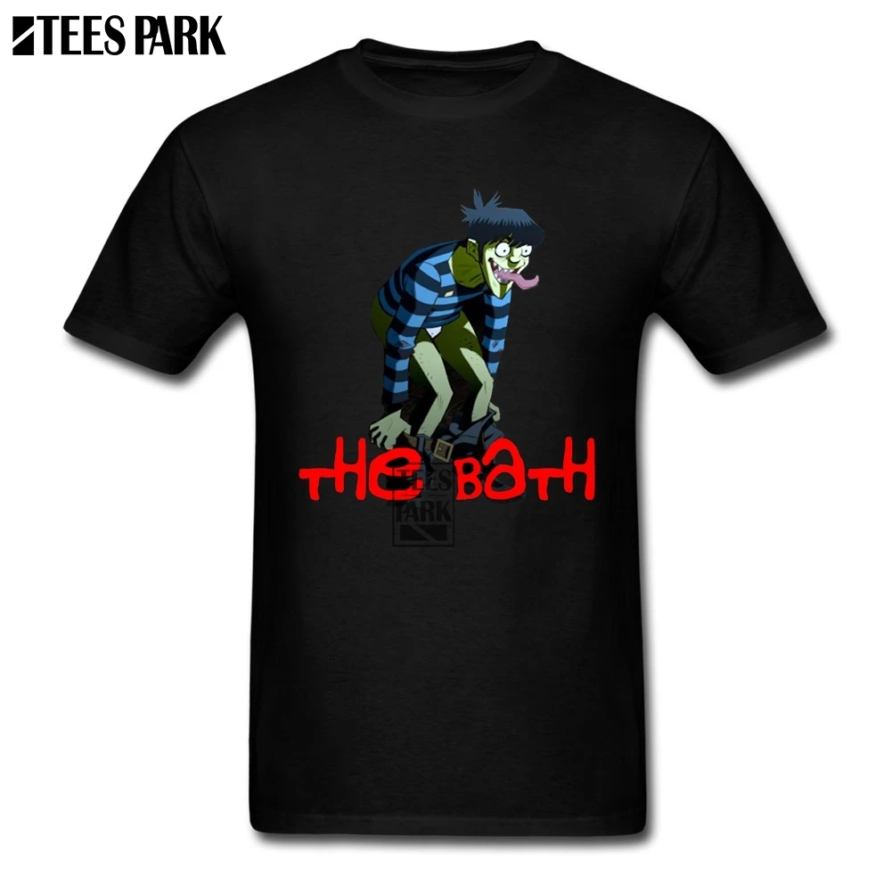 Tee Shirts Noodle Gorillaz Cool White T Shirt for Men Youth Natural Cotton Discount Men's Cusised Designer | Мужская одежда