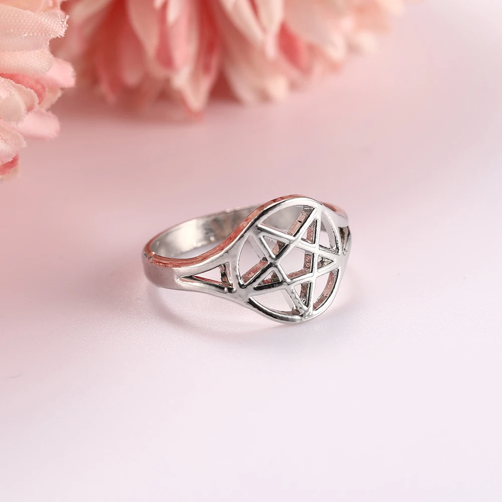 LIKGREAT Викка парные кольца Кольцо со звездой Давида для женщин и мужчин кольцо на