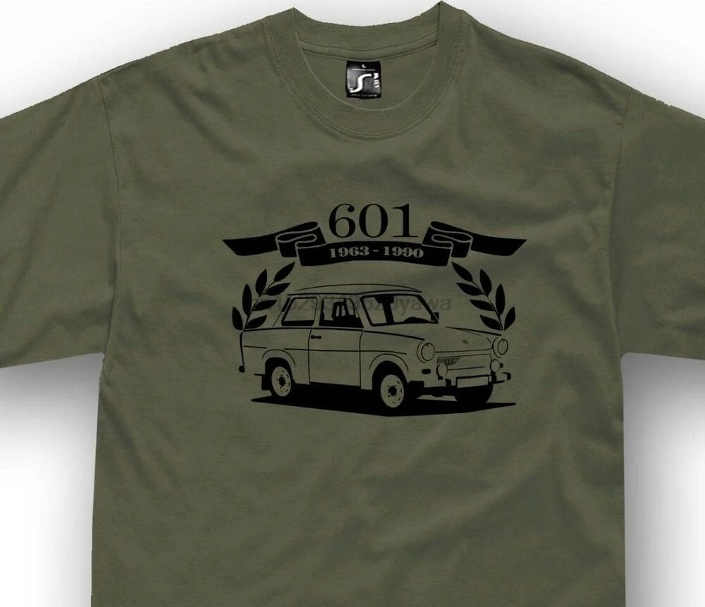 Футболка TRABANT 601 DDR Восточная Германия ностальгия Классическая машинка футболка S