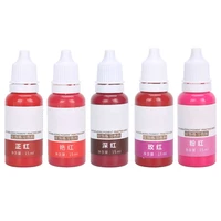 15mlbottle lips tattoo pigment microblading fast coloring long lasting lip skin tattoo ink for practice makeup tattoo supplies