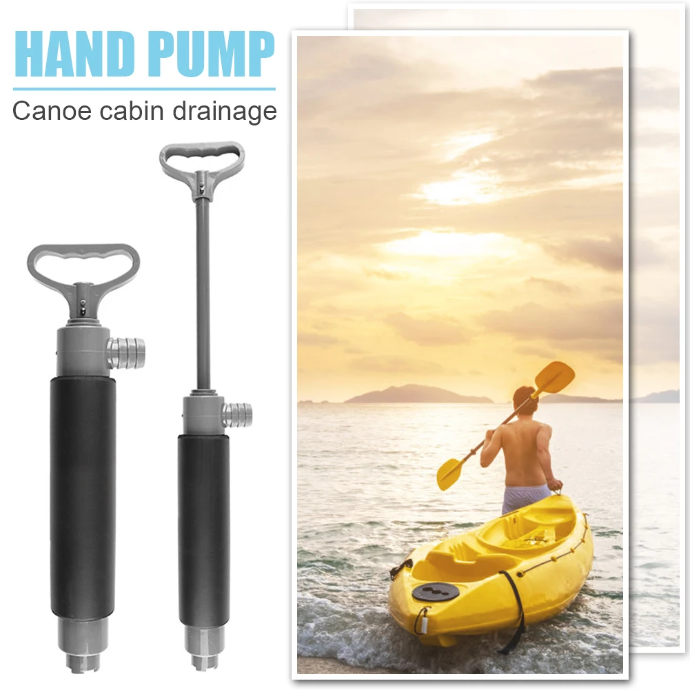 

Canoe Floating Hand Bilge Pumps 41cm Kayak Hand Pump w/ Tube Emergency Rescue for Family Outdoor Water Decoration