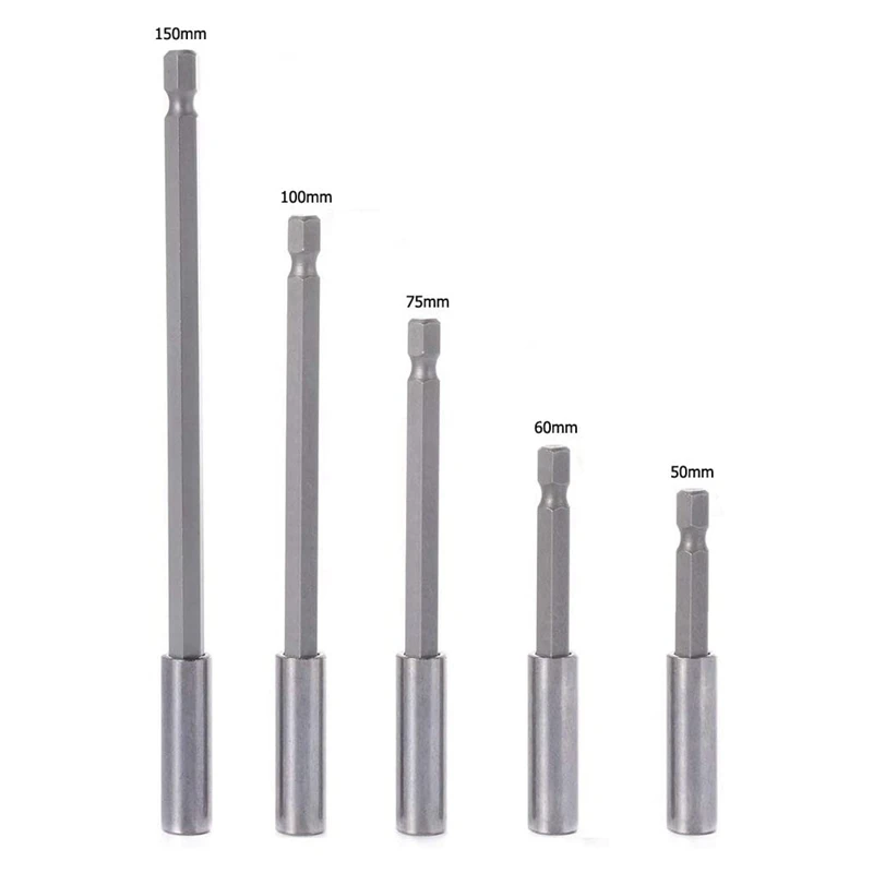 10 Pieces Magnetic Bit Holder Extension 1/4 Inch Hex Shank Quick Release Screwdriver Drill Set | Электроника