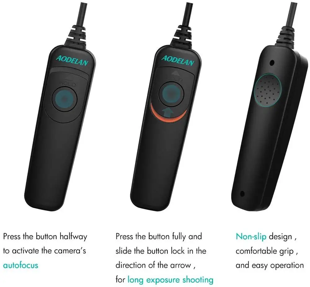 Проводной пульт дистанционного управления AODELAN с кабелем для спуска затвора Canon R6