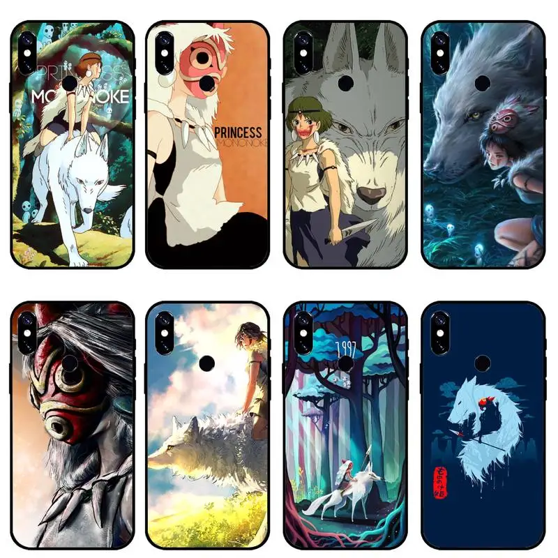 

Anime Princess Mononoke Phone Case For Xiaomi Redmi note 7 8 9 pro 8T 9A 9S Mi Note 10 Lite pro