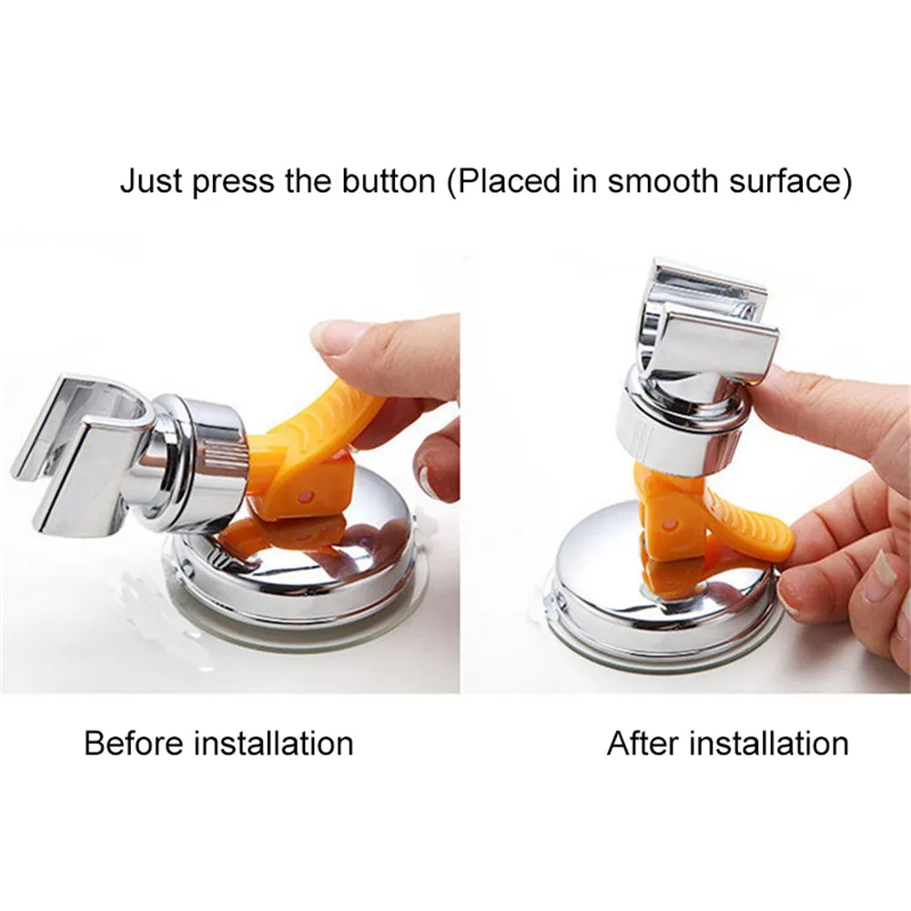 

Powerful Suction Cup Shower Head Holder Base Bathroom Shower Nozzle Fixing Wall Bracket Bathroom accessories