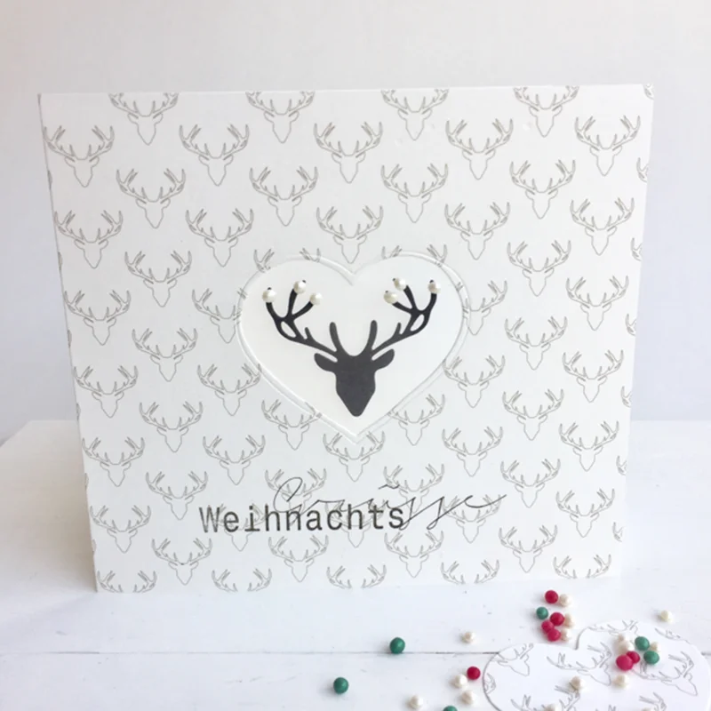 Металлические штампы в скандинавском стиле с головой оленя для сделай сам