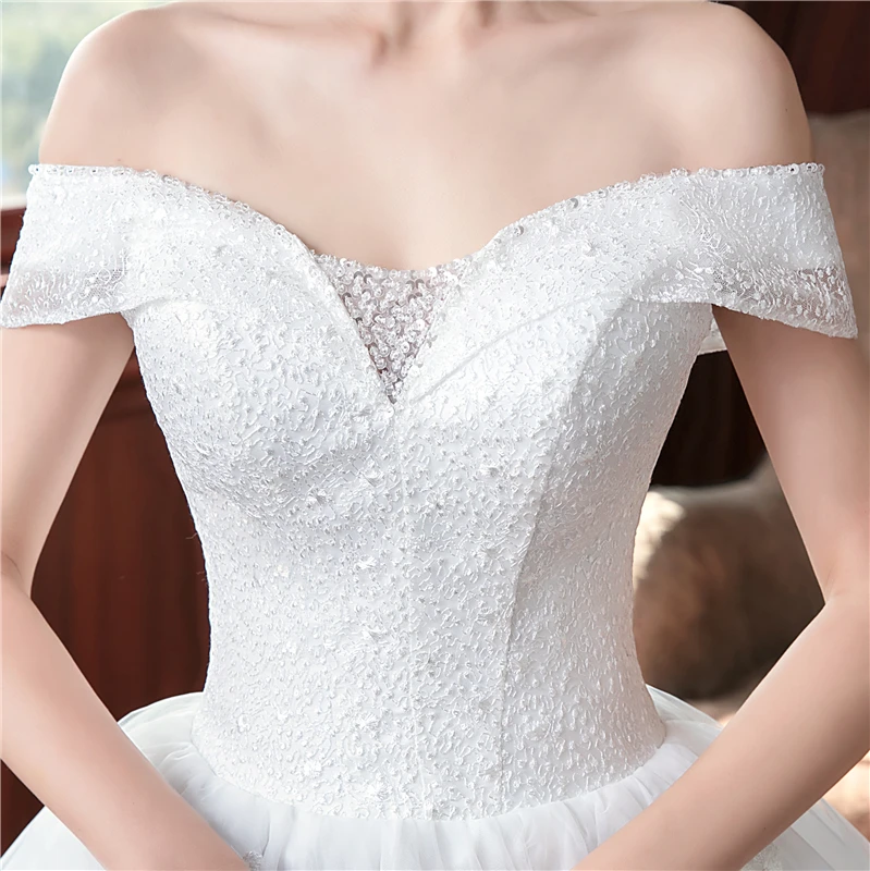 Женское свадебное платье со шнуровкой HPYFNSH элегантное роскошное невесты с