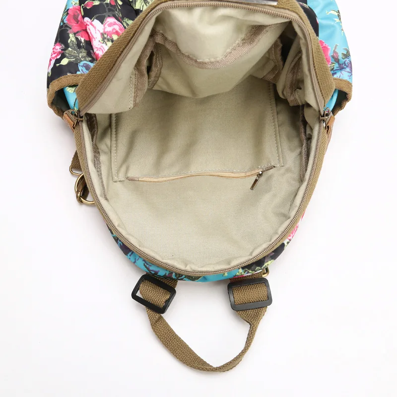 

Youth schoolbag Canvas Backpack 2021 women's multifunctional shell bag