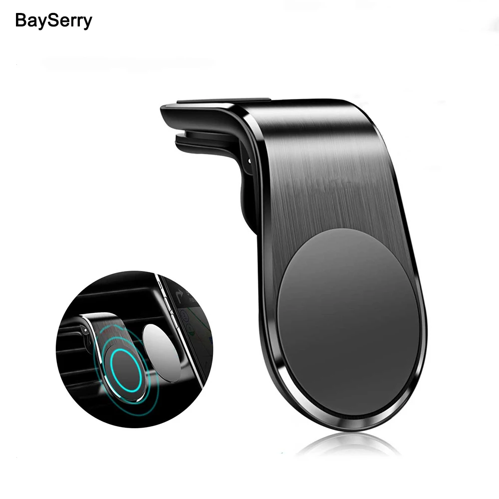 BaySerry металлический магнитный автомобильный держатель для телефона с