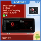 Автомобильный мультимедийный плеер NaviFly Qualcomm Android11 Carplay Android для BMW F45 F46 F87 2013-2019, GPS-навигатор Wi-Fi 4G LTE