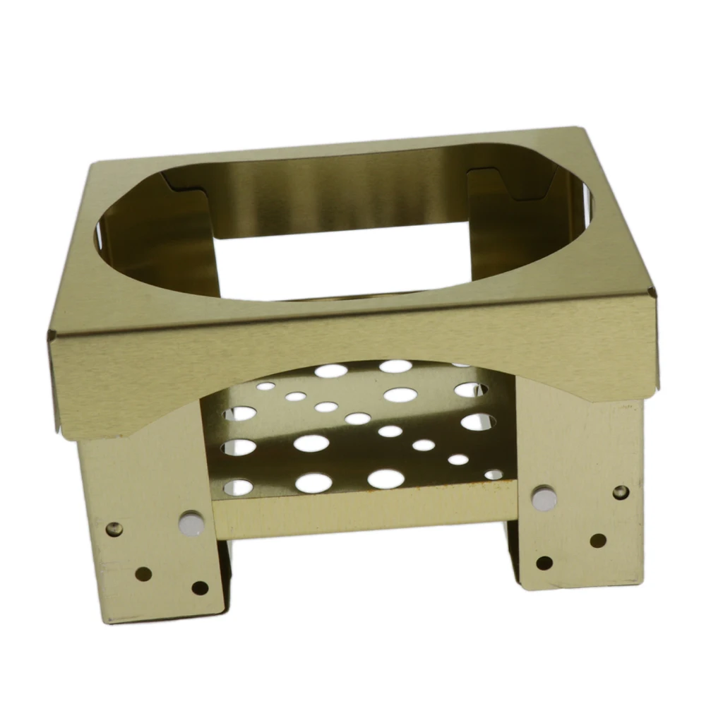 Спиртовая мини плита карманная портативная туристическая Складная спиртовая