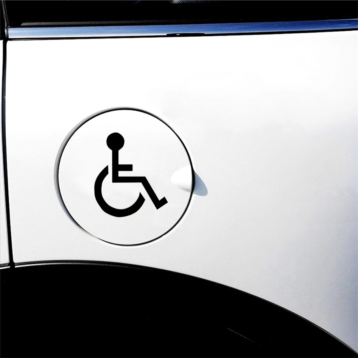 Забавная наклейка на автомобиль инвалидную коляску для водителей автомобилей