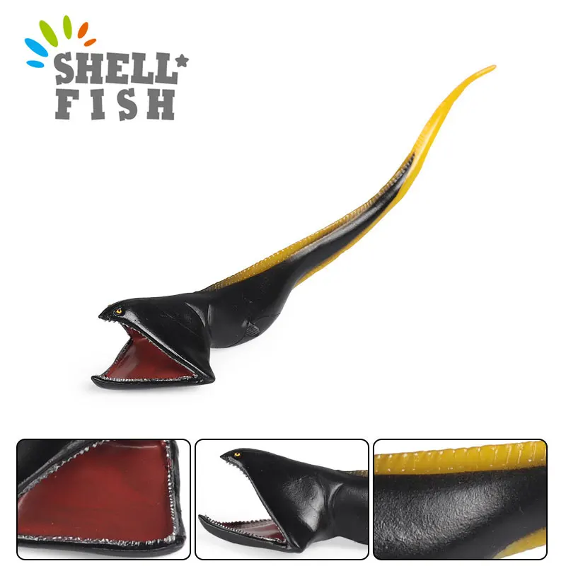 

Моделирование животных, модель морского животного, Devour Eel, Детская познавательная пластиковая игрушка, экшн-фигурка, образовательный колле...