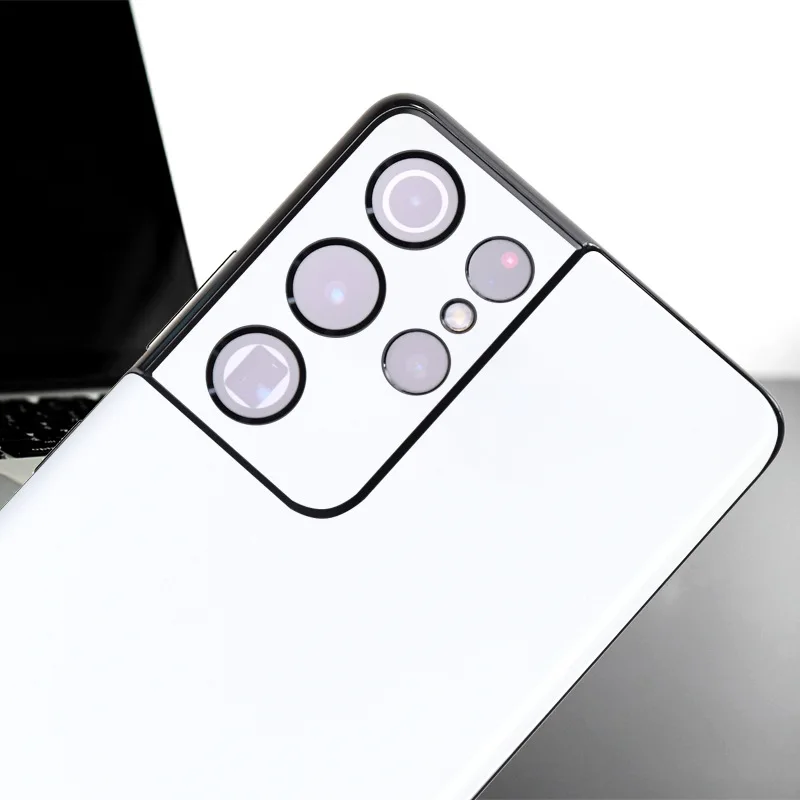 Glossy Decal Skin for Samsung Galaxy S21 Ultra S21 Plus Back Film Covers Protector Ultra Thin Smooth Sticker For Note 20 Ultra