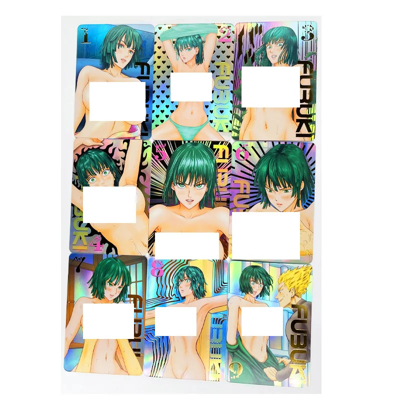 

9 шт./компл. Fubuki ONE PUNCH MAN ACG сексуальные обнаженные Игрушки Хобби Коллекционные Предметы для хобби Коллекционная игра