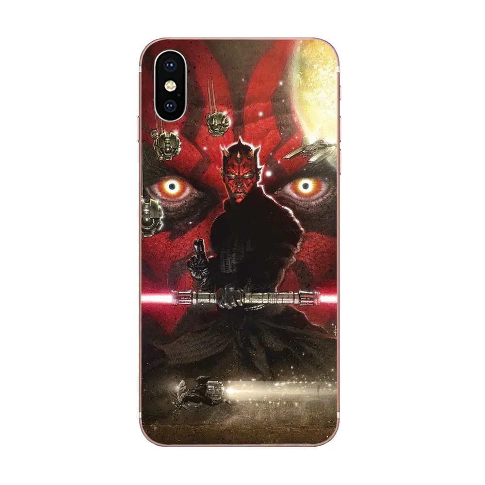 Для Samsung Galaxy A10 A20 A20E A3 A40 A5 A50 A7 J1 J3 J4 J5 J6 J7 2016 2017 2018 высокое качество Darth Maul Dark |