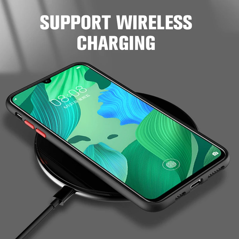 Прозрачный мягкий силиконовый матовый чехол из ТПУ для Huawei Mate 20 30 10 P40 P30 P20 Pro Lite Y5 Y6
