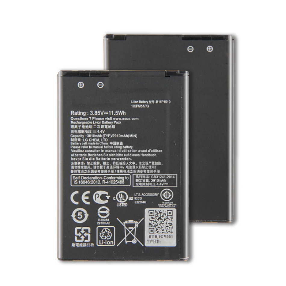 

New 3010mAh B11P1510 / C11P1510 Battery For ASUS ZenFone Go TV ZB551KL X013DB Cellphone Bateria + Tracking Number