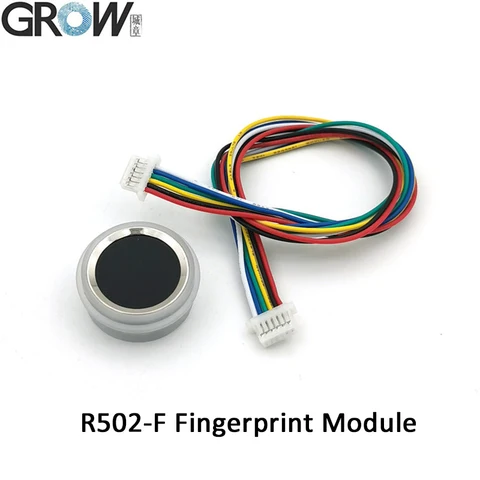 R502-F водонепроницаемый модуль датчика отпечатка пальца DC3.3V UART с маленьким круглым кольцом RGB LED емкостным датчиком отпечатка пальца Arduino с бесплатным SDK