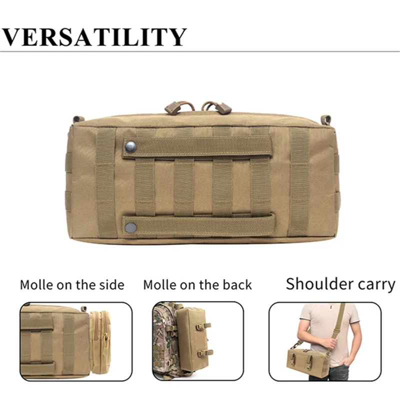 

Outdoor Tactical Bags Accessory Pack Bags 600D Nylon Military Molle Climbing Bag Waterproof Shoulder Bags