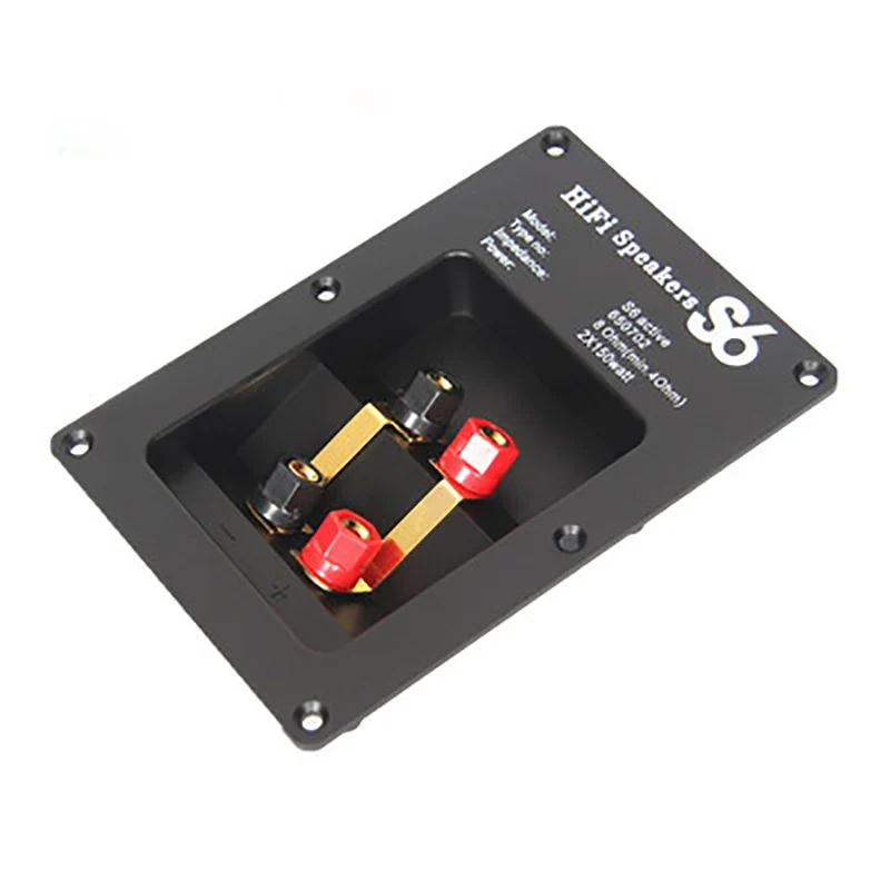 Четырехпозиционная распределительная коробка для динамиков HIFI 2 шт. с терминалом