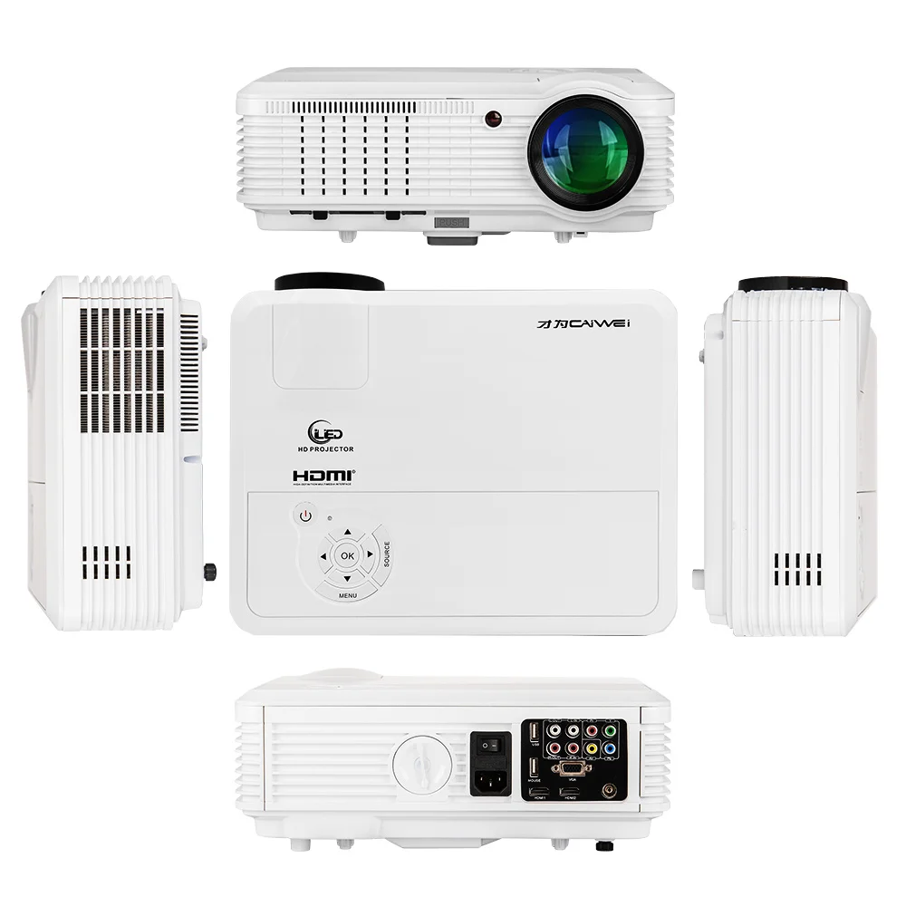 A7AB видео светодиодный проектор 1080p Full HD Android6.0 Wifi Buletooth 6000 люмен Домашний кинотеатр кино DVB-T проектор
