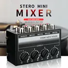 Mic 2U CX400 аудио стерео концентратор 4-канальный мини-микшер пассивный миксер микшер консоль контроллер смешивающий инструмент
