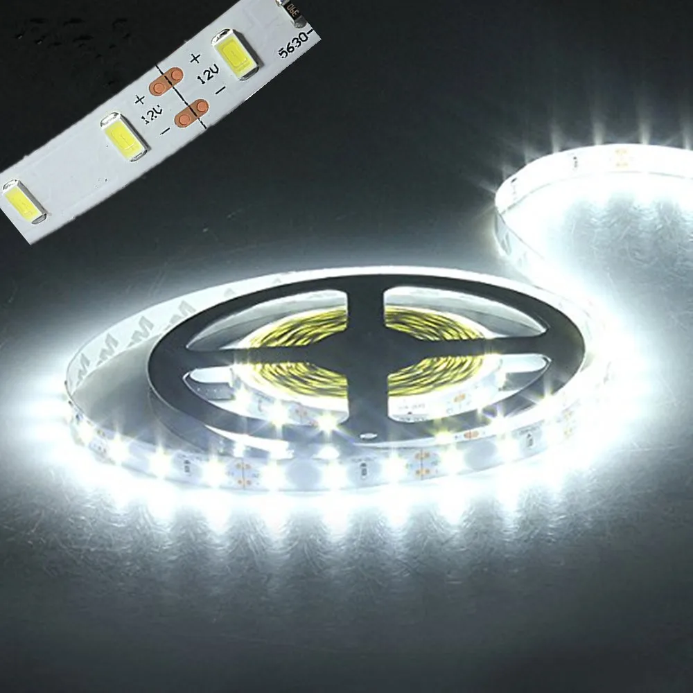 

Led Strip Light 5630 5730 Waterproof Flexible Tape 5m 300led Cold White Warm White 3000k 6500k 8000k Red Green Blue Lamp12V