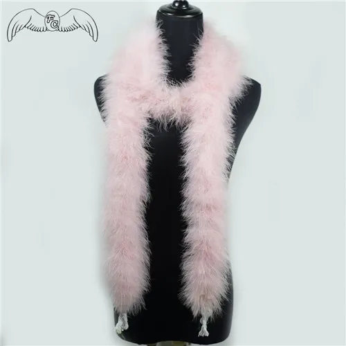 leather pink Высокое качество 40 г толще пушистый Боа Из Перьев Марабу окрашенная Турция поделки из перьев для шоу/Карнавальные костюмы/вечерние боа шаль 18 цветов - Цвет: leather pink