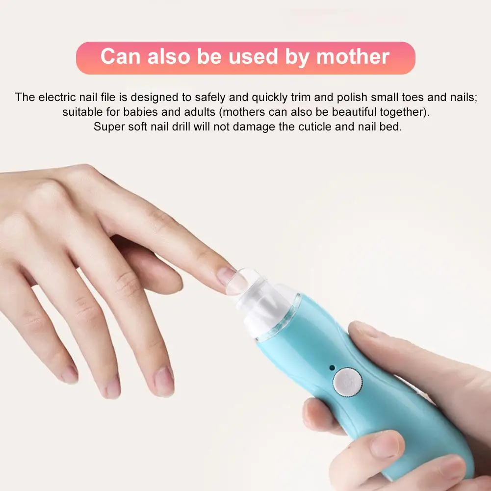 

Electric Baby Nail Trimmer Kids Scissors Set Fingernails Care Safe Grooming Kit For Infant Toddler Kids Upgrade Nail greater