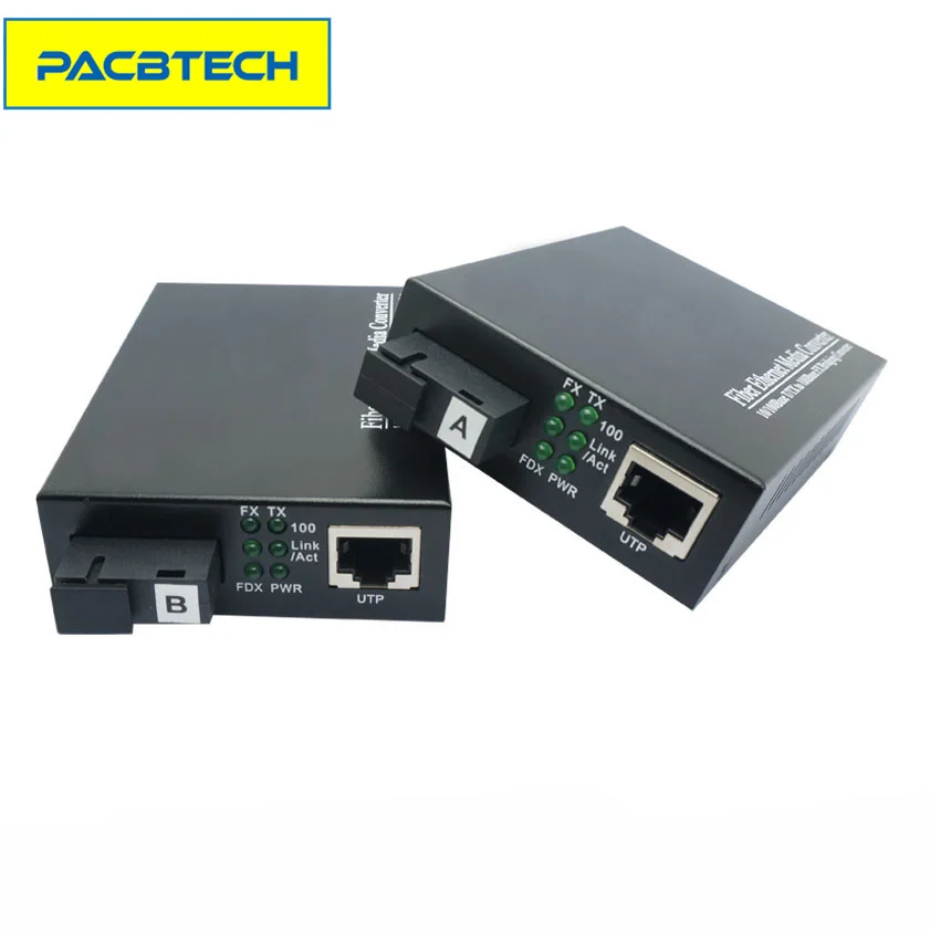 60 км 100 м Одномодовый одноволоконный 1490/Нм SC/UPC оптоволоконный медиа-конвертер