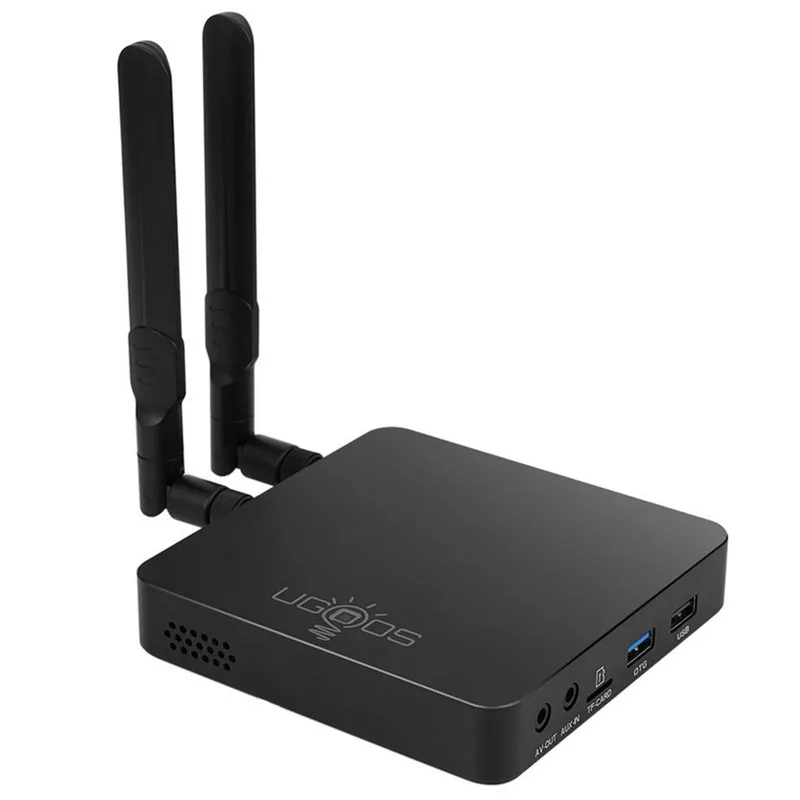 ТВ приставка UGOOS AM6/AM6 PRO 4 Гб DDR4 32 ПЗУ Amlogic S922X Android 9 0 2 4G Wi Fi 1000 м LAN BT 4K HD