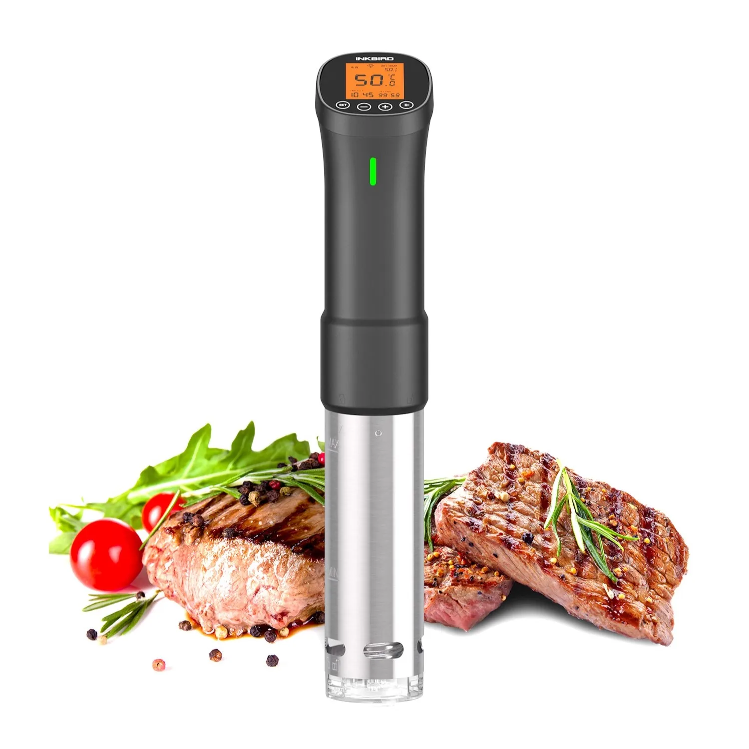 INKBIRD ISV-200W Sous Vide LCD Display Wi-Fi Precision Cooker 1000W Immersion Circulator Powerful&Durable Culinary