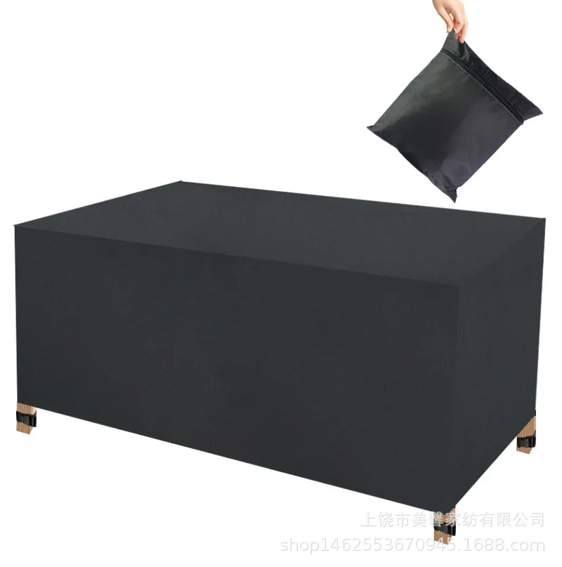 

420D Outdoor Patio Garden Black Furniture Waterproof Covers Rain Snow Chair Covers Sofa Table Chair Dust Proof Cover -40