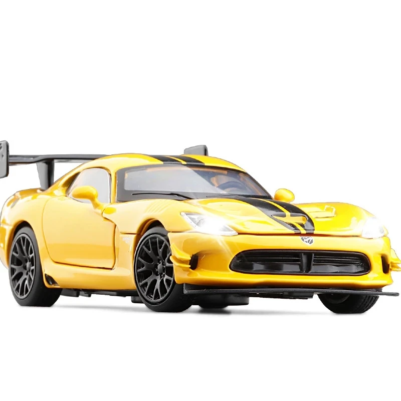 Модель автомобиля Dodge-ACR Viper Спортивная из сплава литая модель игрушечного со