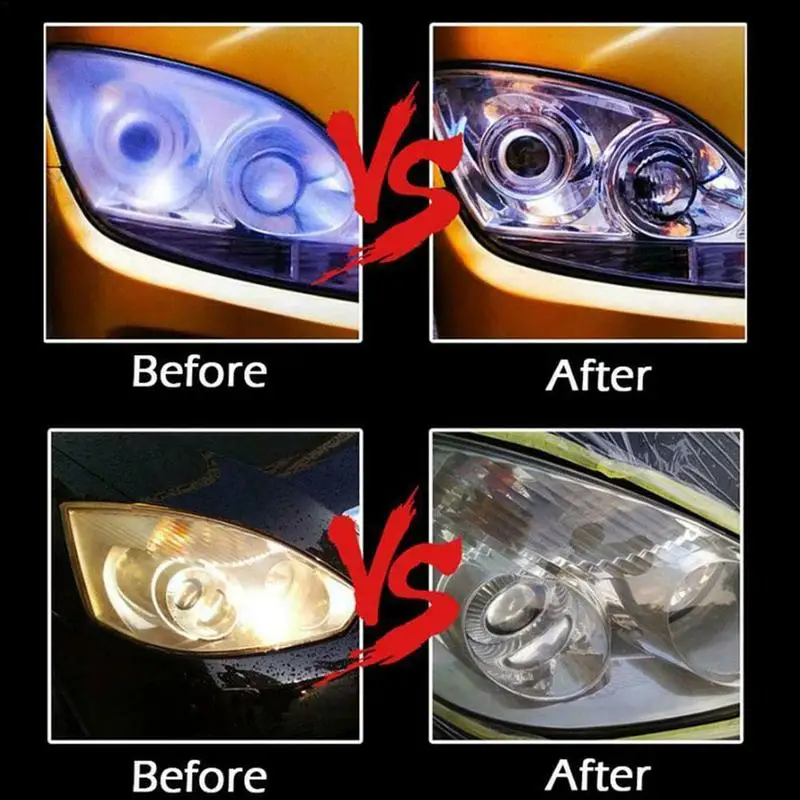 50 мл полировка для автомобильных фар химическая яркий белый ремонт средство