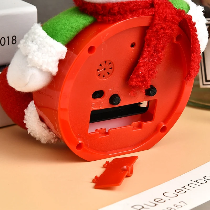 

Christmas Alarm Clock Christmas Eve Doll Clock Santa Decoration Clock