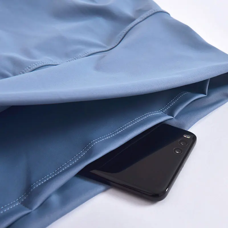 Спортивные Леггинсы сексуальные персиковые бесшовные нейлоновые с высокой