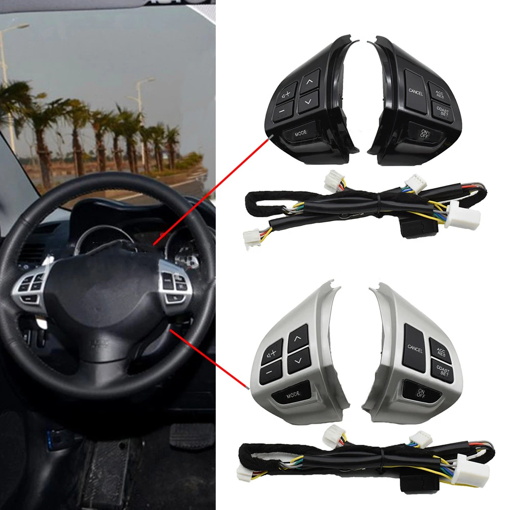 Steering Wheel Button Cruise Control Switch For Mitsubishi 2007-2012 Outlander Speed Car Accessories | Автомобили и мотоциклы