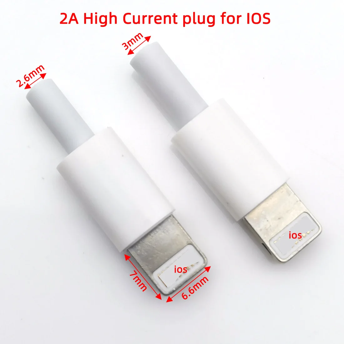 10 комплектов тип соединения проводов IOS USB штекер для iphone с чипом разъем платы