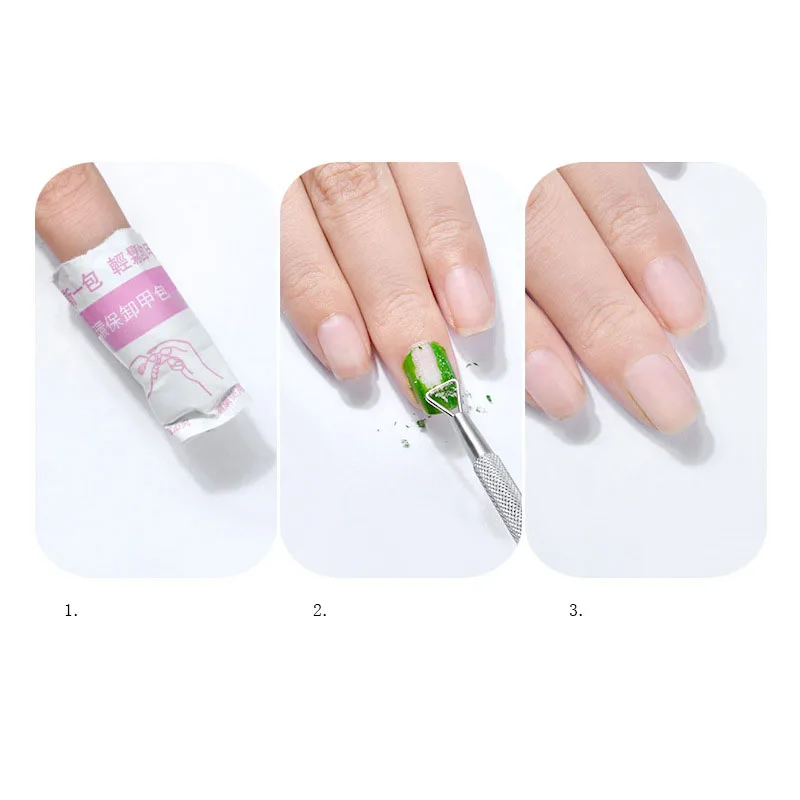 

1Pcs Stainless Steel Nail Polish Remover Cuticle Peeler Scraper Remove Gel Nail Polish Art Accessories Manicure Remove Tools