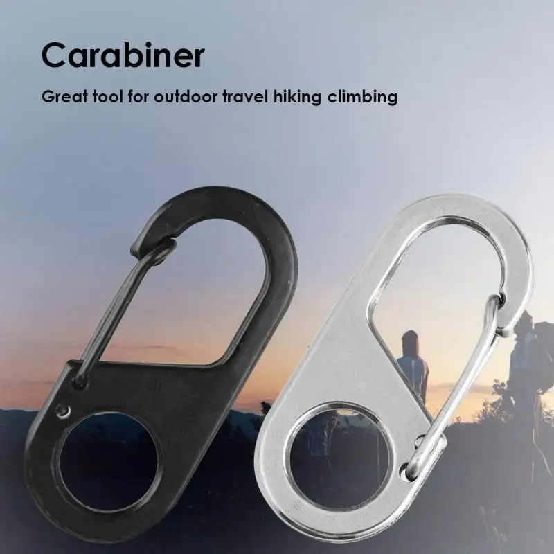 

Carabiner 8 Shape Carabiner Key Chain Ring Outdoor Climb Hanger Buckle Snap Hook Clip Outdoor Tool