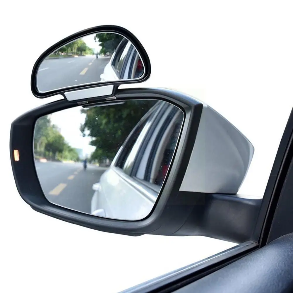 

Car Blind Rearview Mirror High-Definition Convex Glass Mirror Reference Spot Wide Parking Auxiliary Blind Mirror View Angle Q0H1
