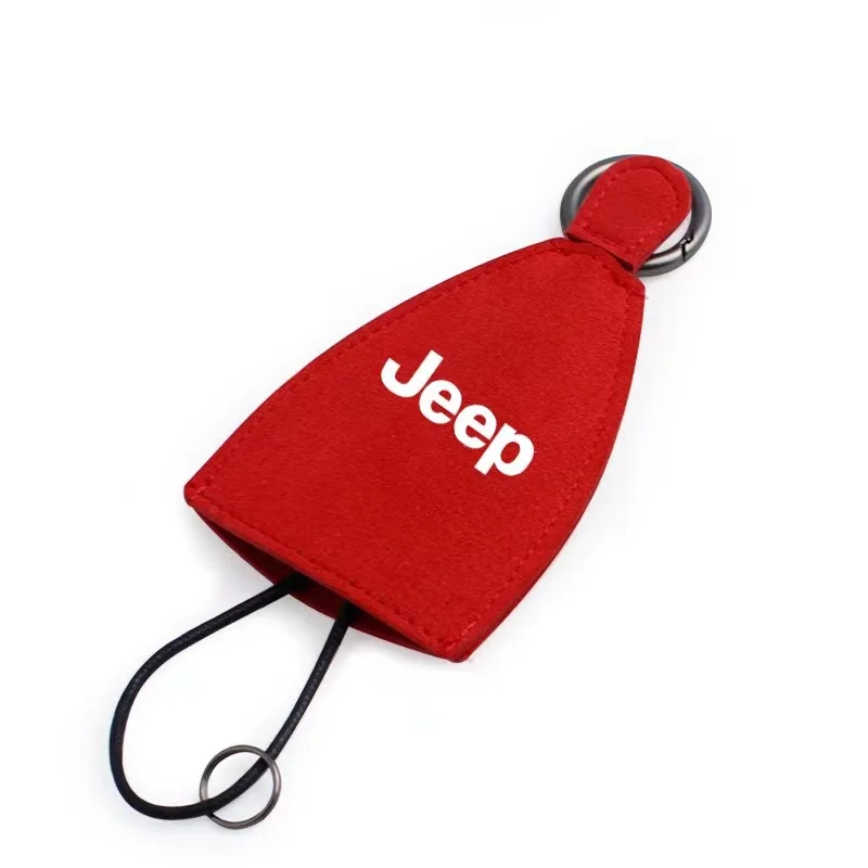 

Suitable for Jeep Car Roll Fur Key Case Creative Drawstring Key Case Unisex Key Case