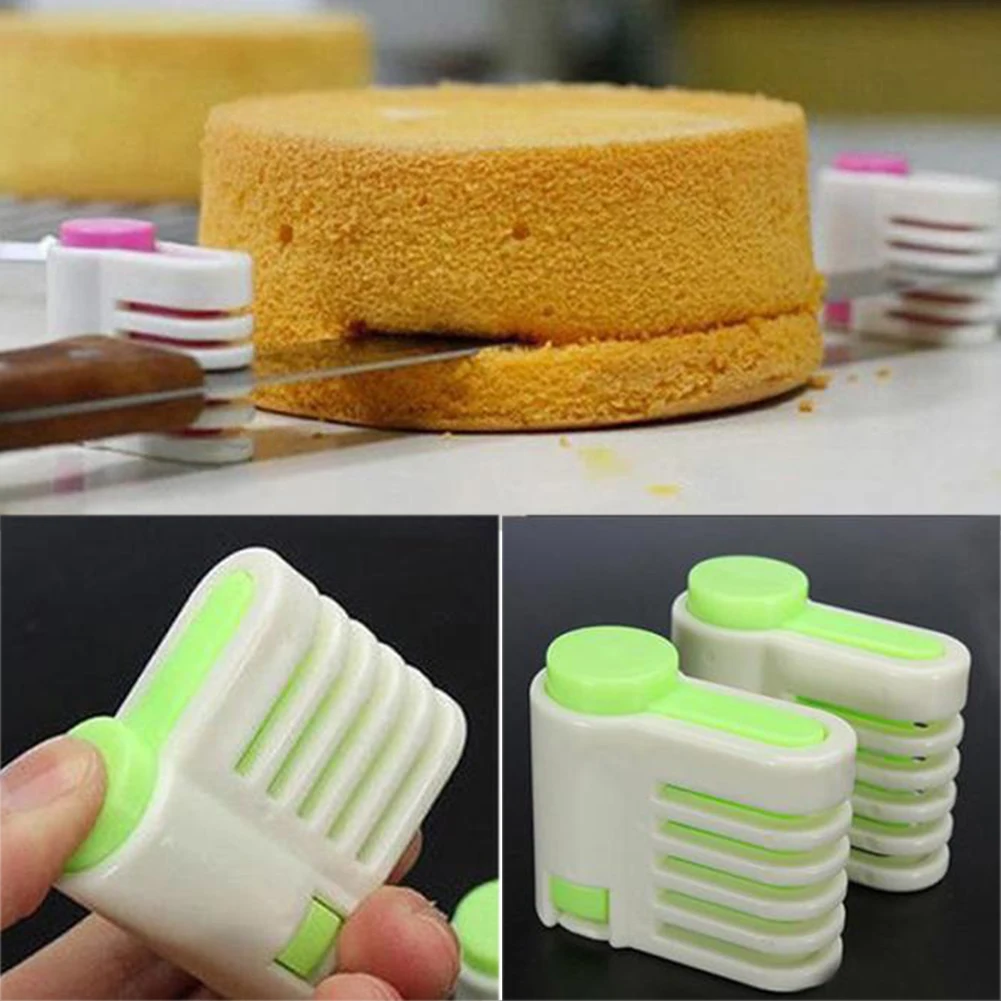 DIY Регулируемый 5 Слои Торт Уравнитель Хлеборезка Кухня гаджет для приготовления