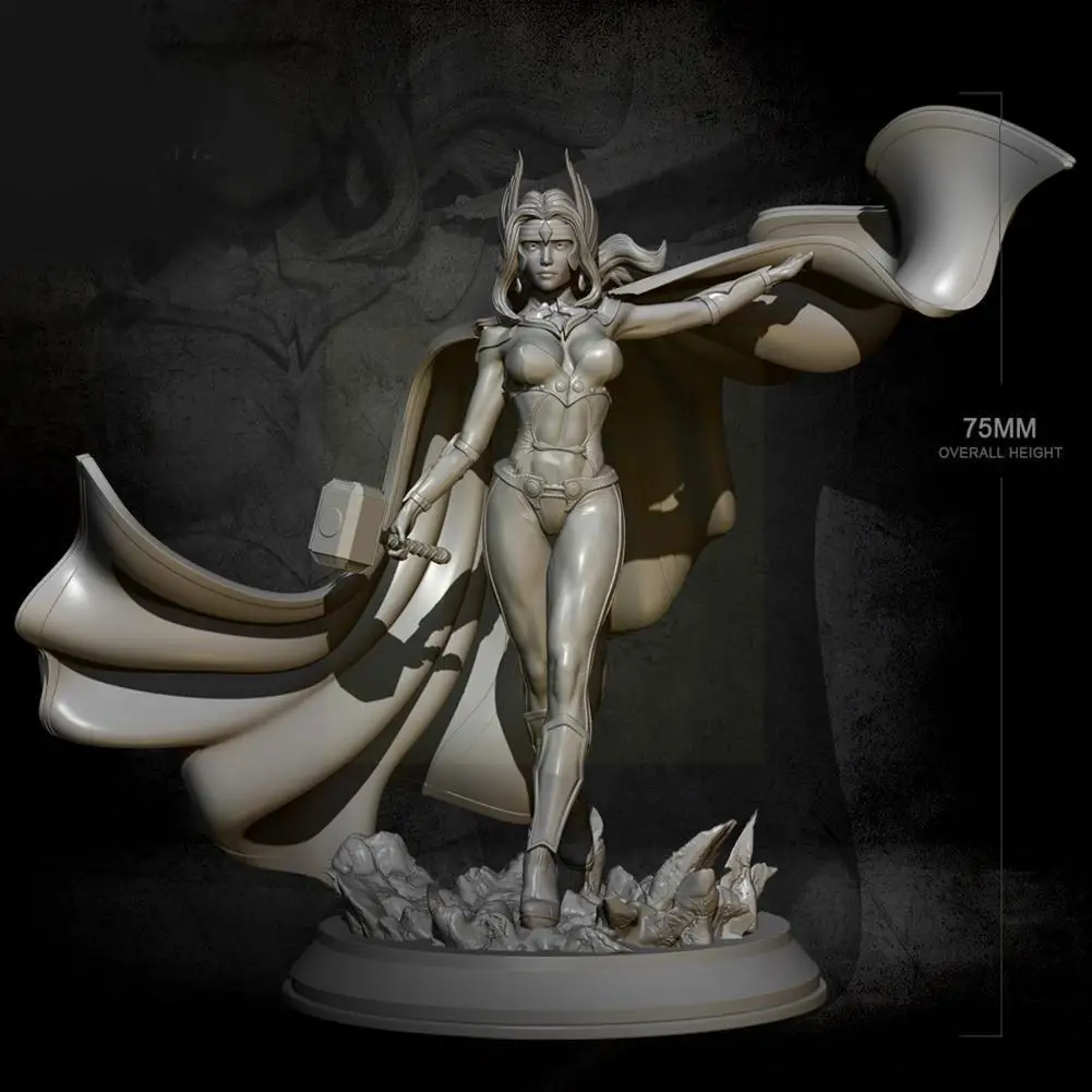 

1PCS H75mm 1/24 Resin model kits figure DIY toy self-assembled TD-2549 E3Y5