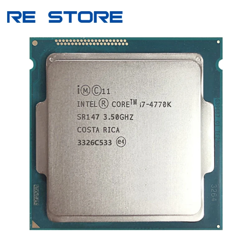 Б/у процессор Intel Core i7 4770K SR147 3 5 ГГц четырехъядерный LGA 1150|i7 laptop|i7 computeri7 720qm |