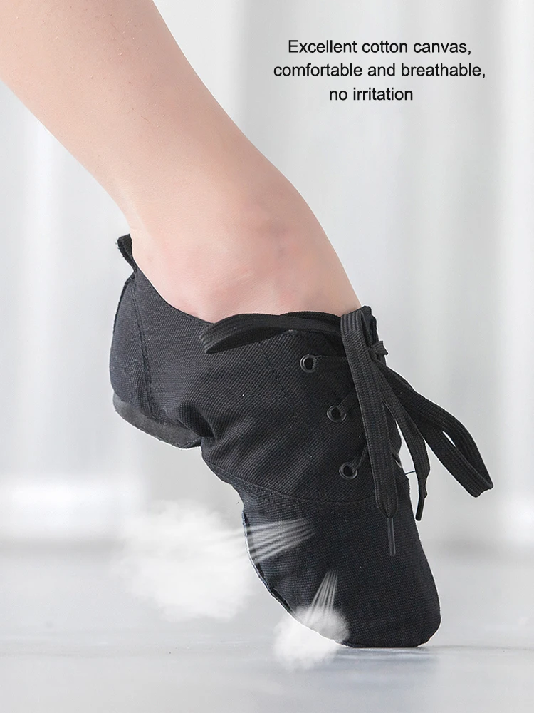 

2021 Soft Cloth Dance Jazz Shoes Ballet Shoes for Men Women Children White Black Tan Red Sport Sneakers Gymnastics Fitness Shoes